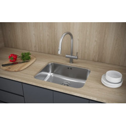 Кухонная мойка  под столешницу  KuchenStern RUND 60 AISI 304/R65  Нерж. сталь 60 см. купить - цену уточняйте